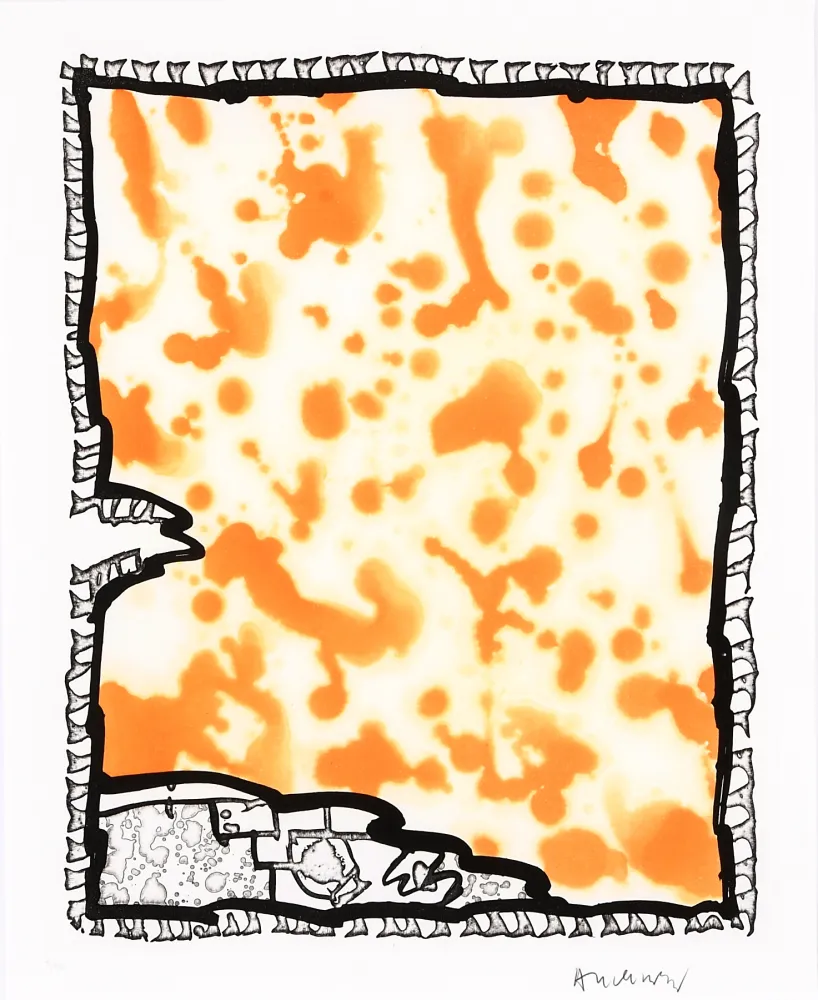 Linogravure Alechinsky - Traité des excitants modernes 07