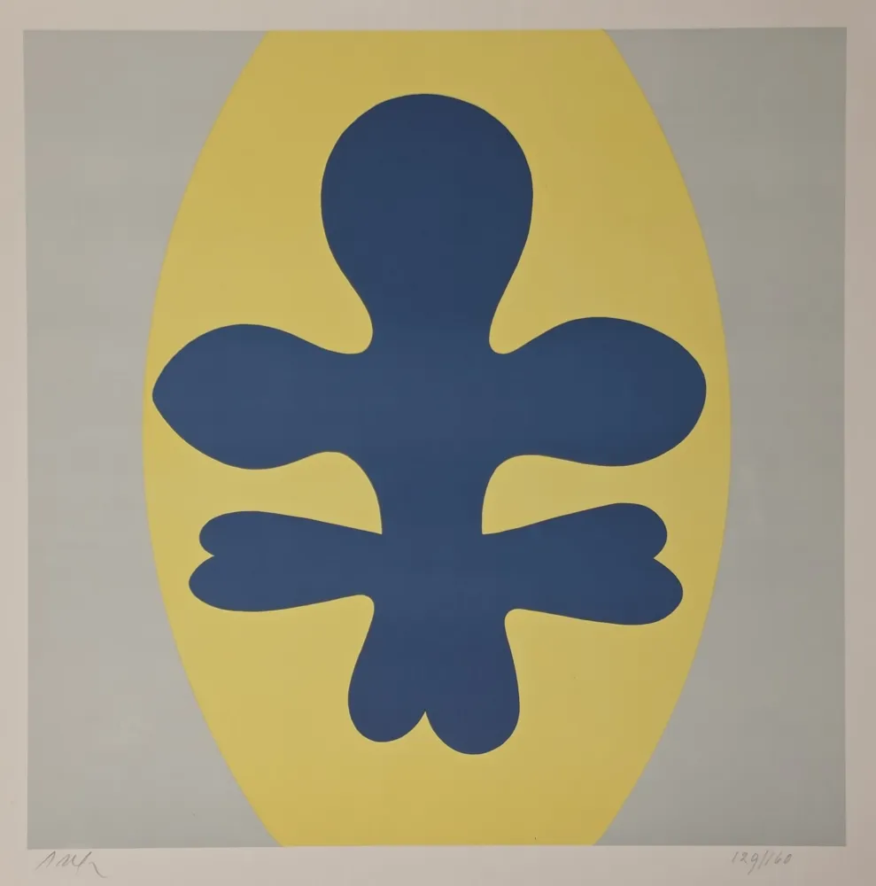 Lithographie Arp - Pflanzenbild
