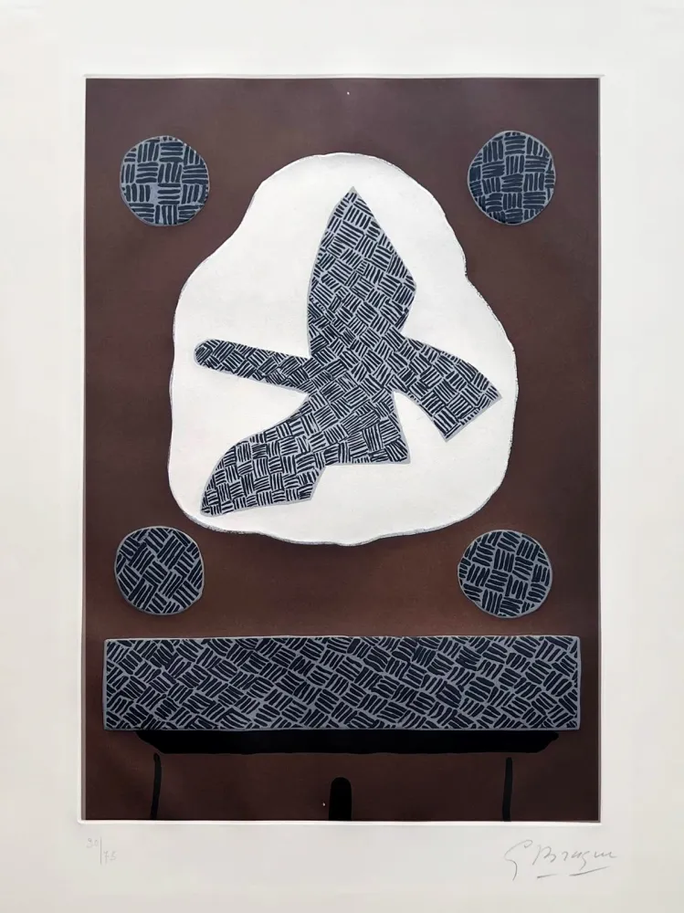 Eau-Forte Et Aquatinte Braque - L'oiseau de passage