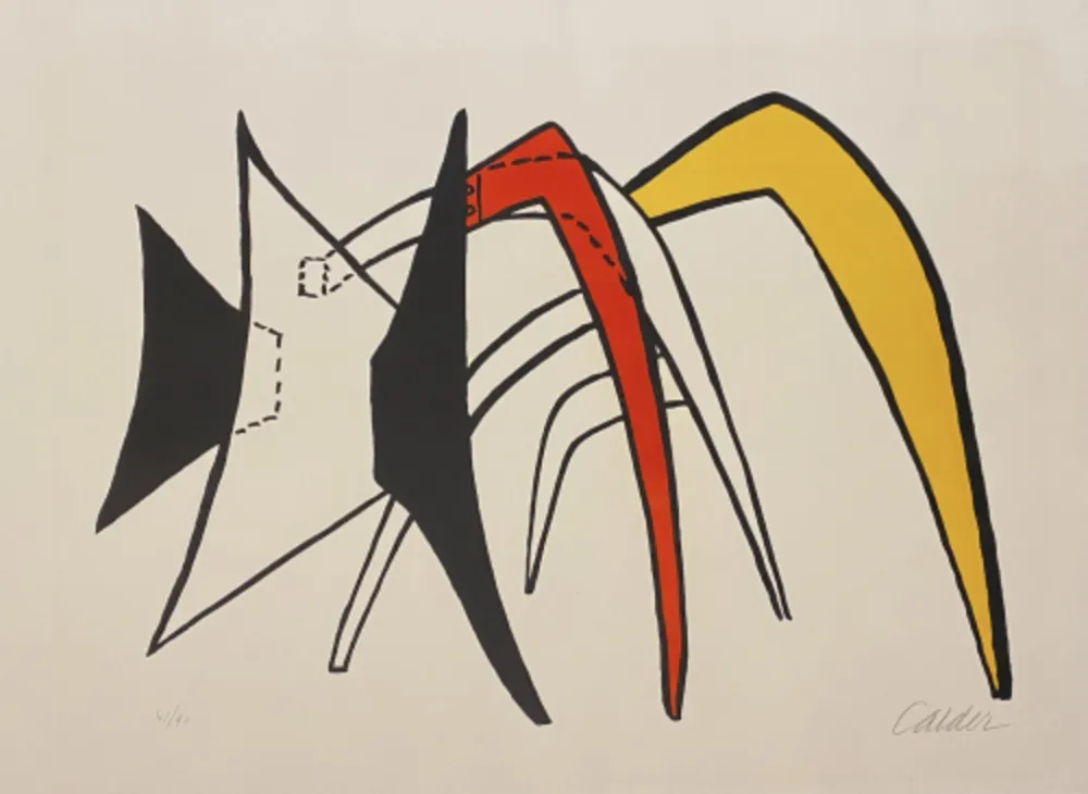 Lithographie Calder - Stabiles