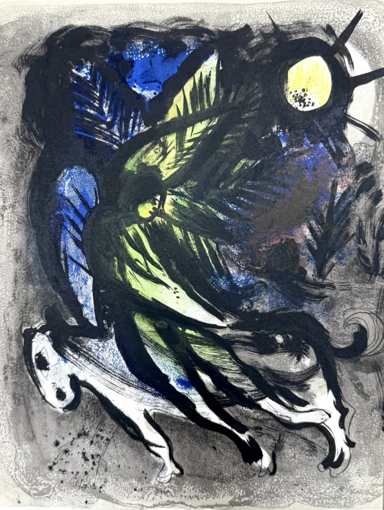 Lithographie Chagall - L’Ange