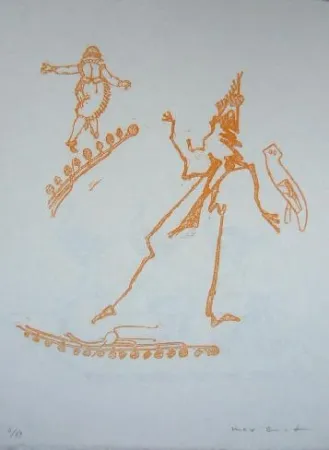 Lithographie Ernst - Lewis Carroll's Wunderland 15