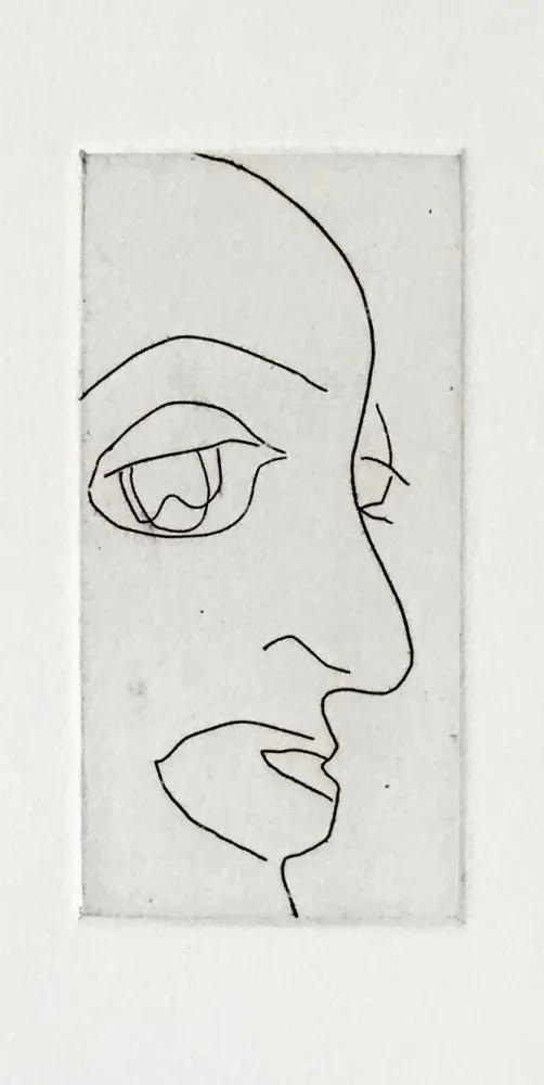 Aquatinte Francis - Self Portrait