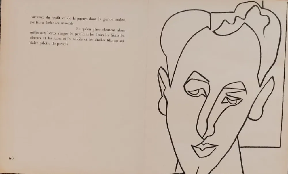Lithographie Gilot - PAGES  D AMOUR  SE M