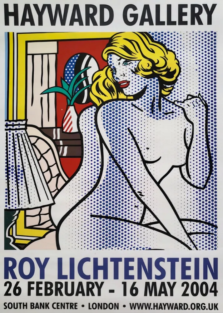 Offset Lichtenstein - Blue Nude