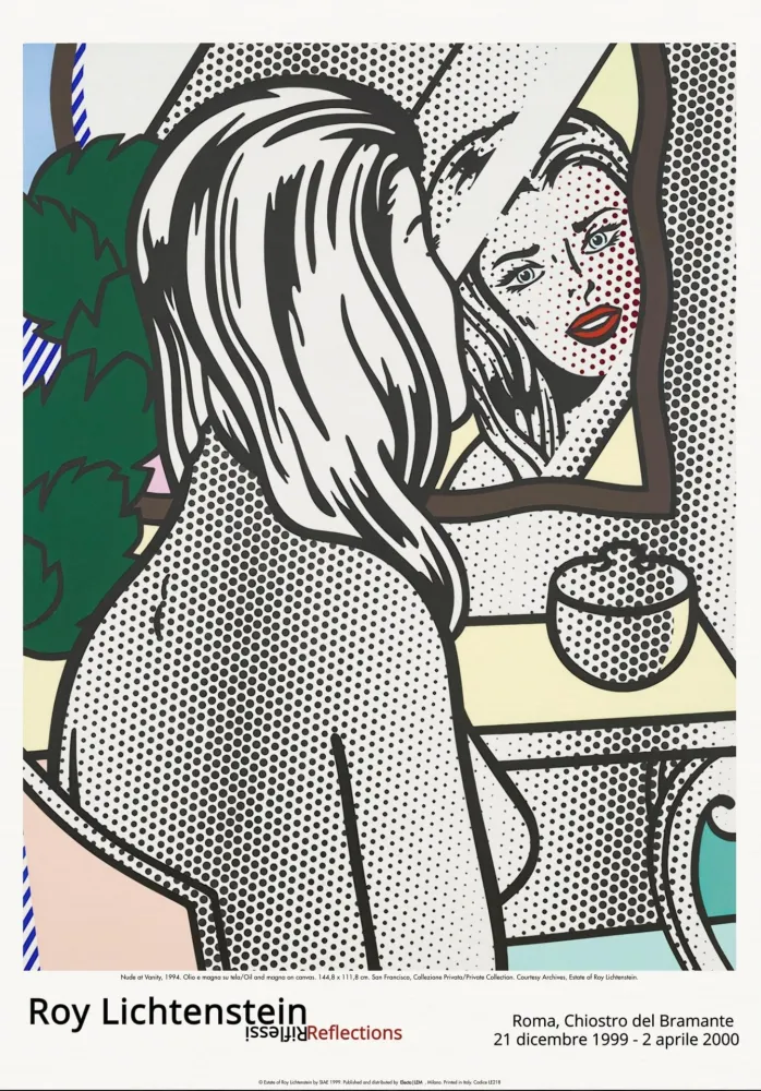 Offset Lichtenstein - Nude at Vanity 
