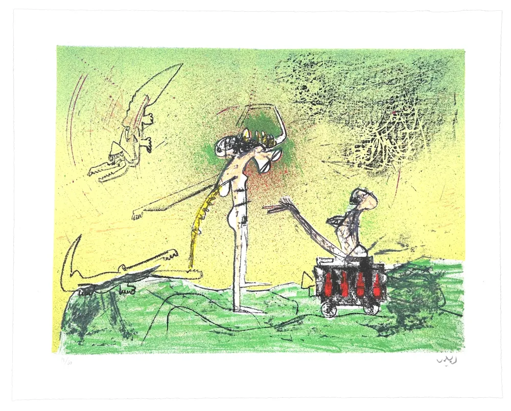 Lithographie Matta - All Cosmicstrippers II