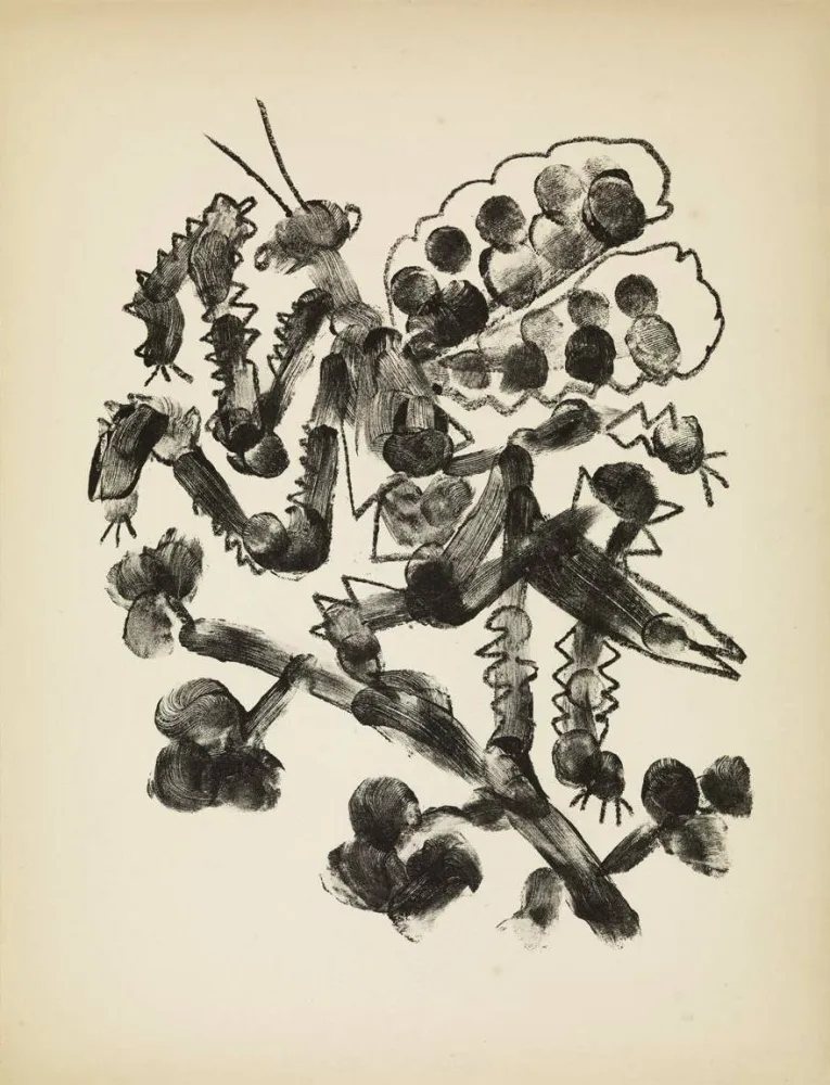 Lithographie Picasso - De mémoir d'homme, Planche VII