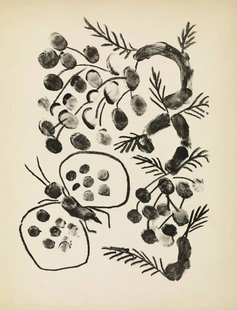 Lithographie Picasso - De mémoir d'homme, Planche VIII