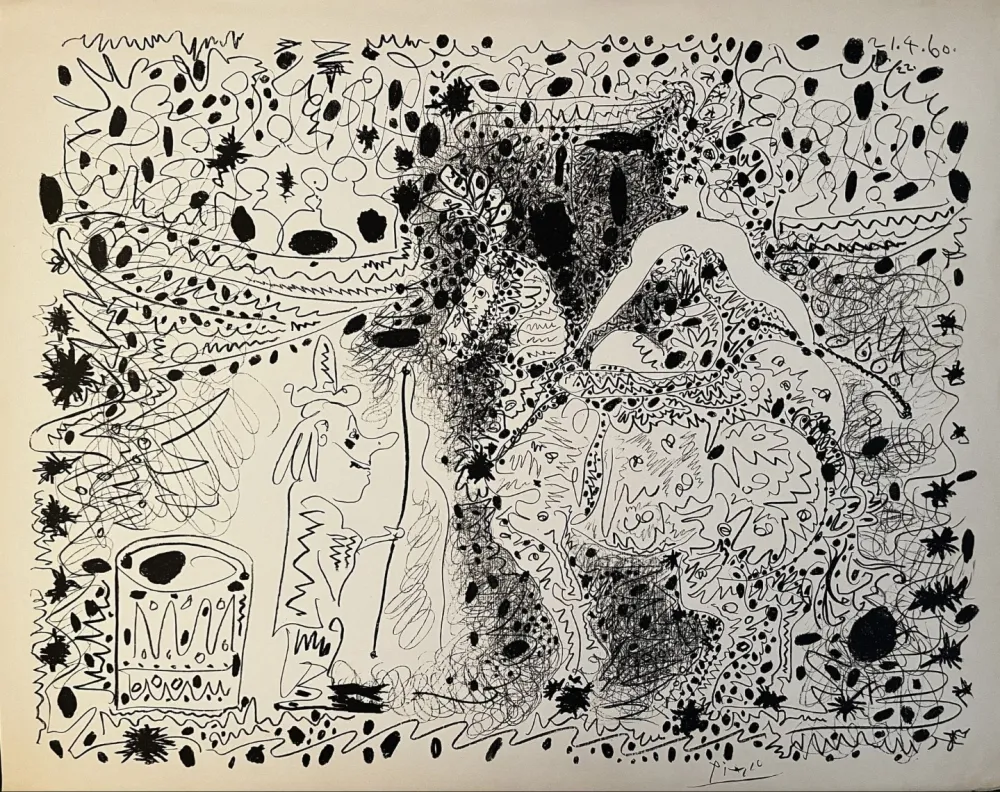 Lithographie Picasso - L'Ecuyère - 1960