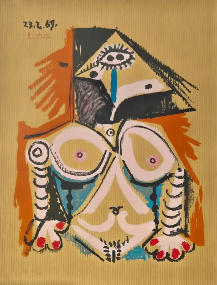 Lithographie Picasso - One plate, from Les Portraits Imaginaires (3)