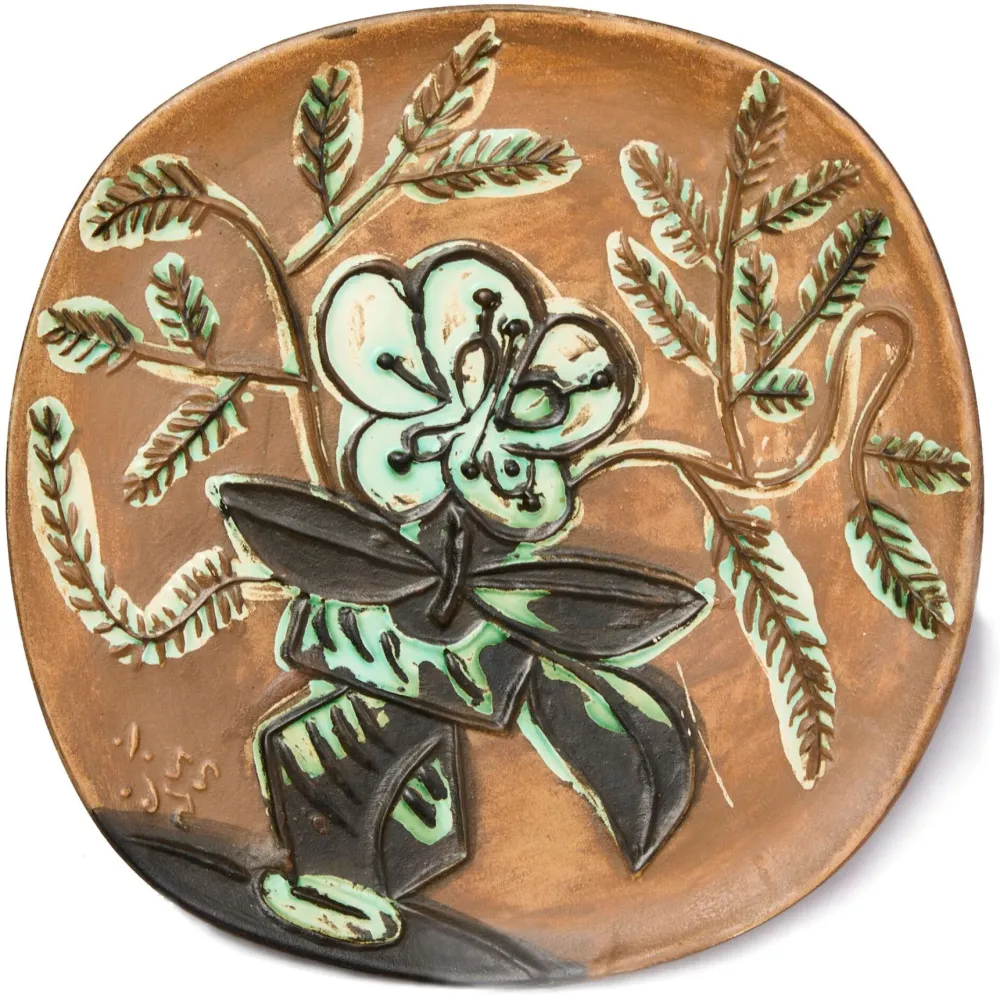 Céramique Picasso - “Vase au bouquet”