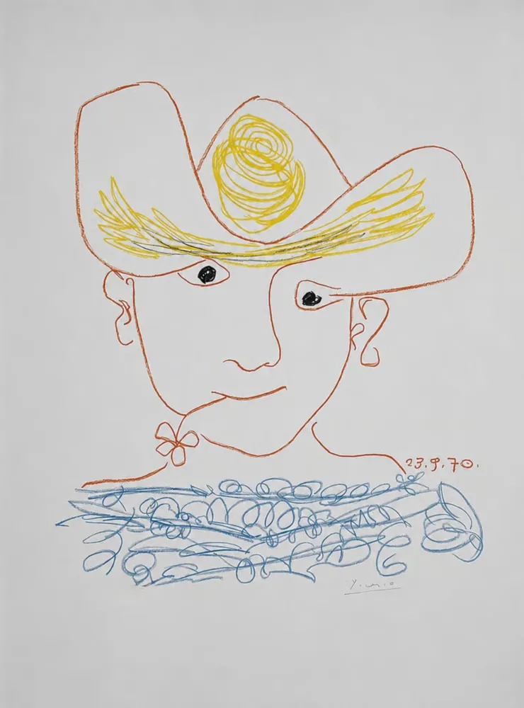 Lithographie Picasso - Young Spanish Peasant
