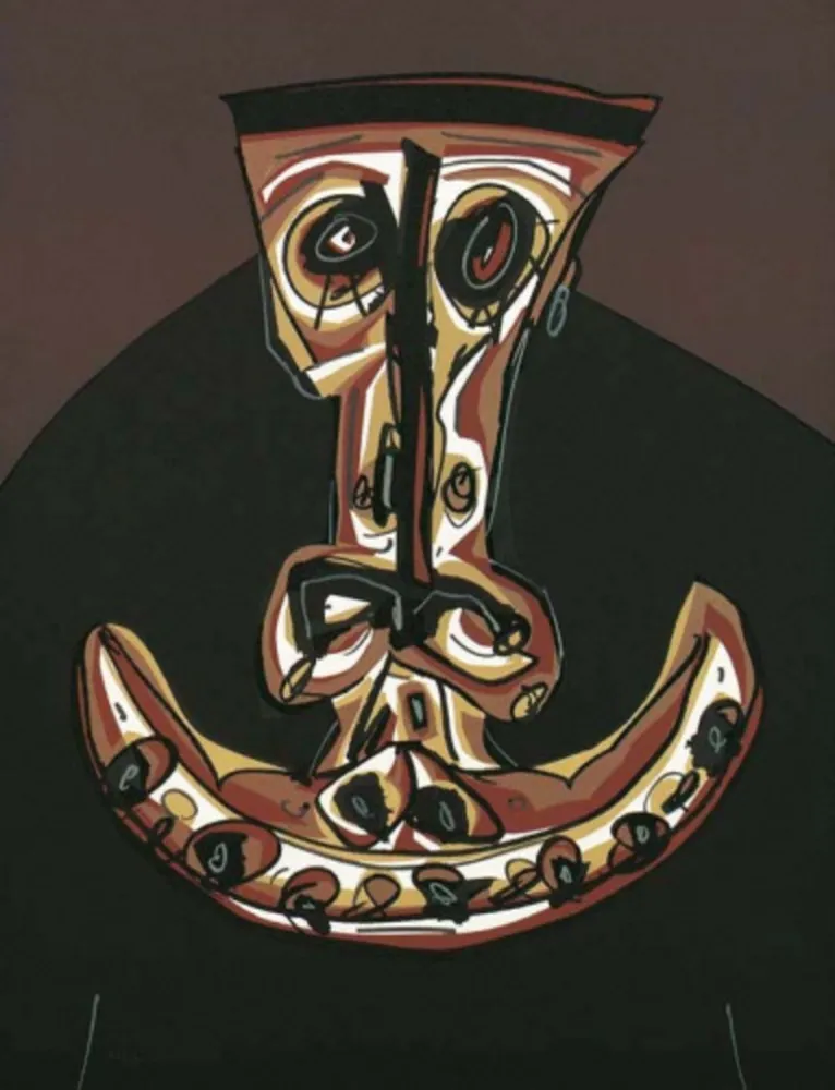 Lithographie Saura - Melanchton II