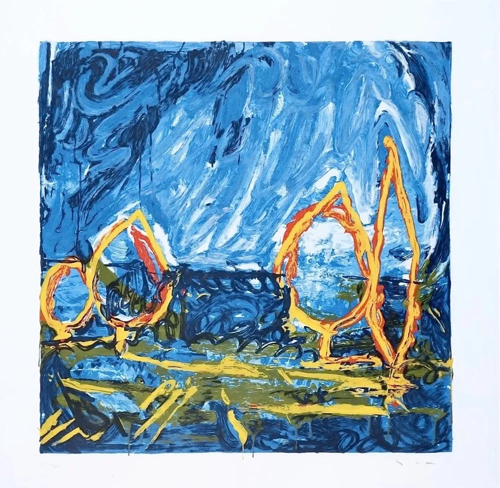 Sérigraphie Schifano - Mario Schifano (1934–1998) - Esterno - Enamel screen printing - 1996