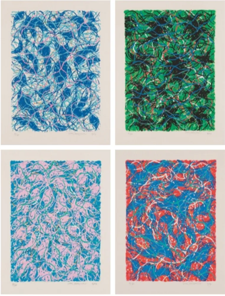 Sérigraphie Takamatsu - Andromeda B series
