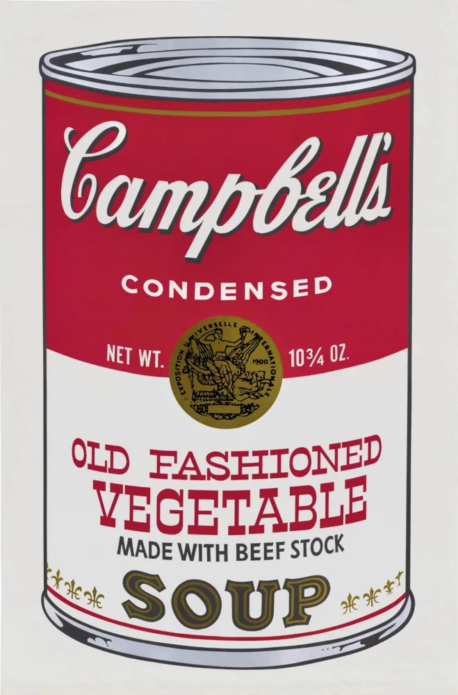 Sérigraphie Warhol - Campbell's Soup II: Old Fashioned Vegetable