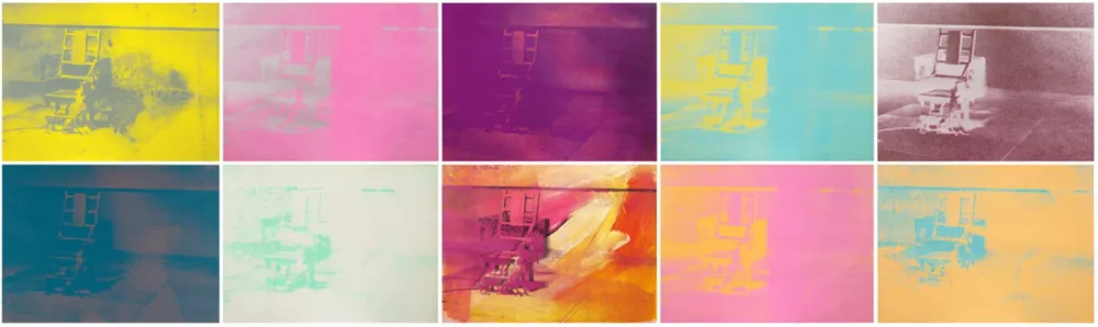 Sérigraphie Warhol - Electric Chair Complete Portfolio