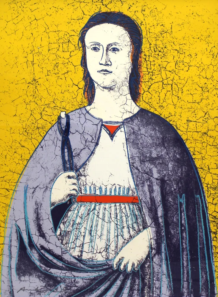 Sérigraphie Warhol - Saint  Apollonia 333