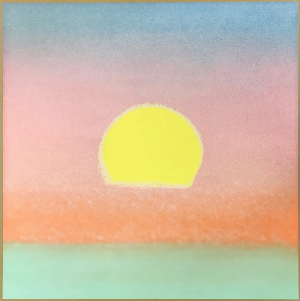 Sérigraphie Warhol - Sunset (FS II.85) (Unique)