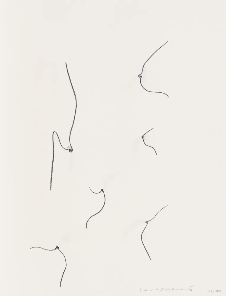 Lithographie Abramovic - Untitled