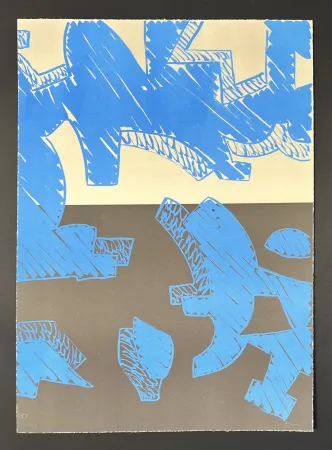 Lithographie Accardi - Carla Accardi (1924 - 2014) - Blu - Color Lithograph