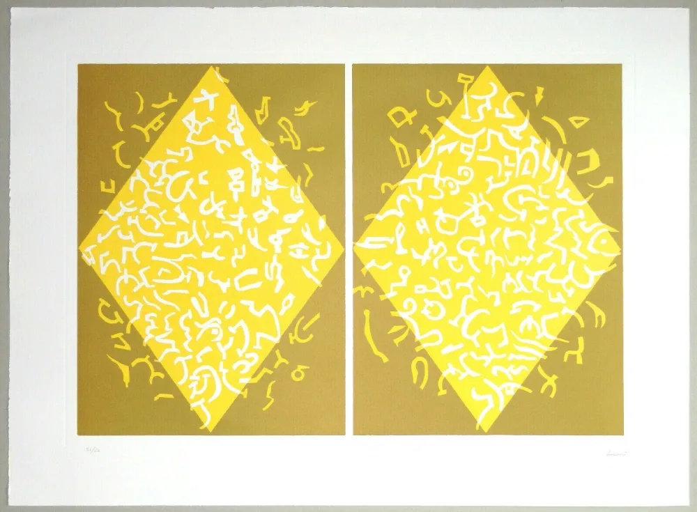 Eau-Forte Et Aquatinte Accardi - Composizione