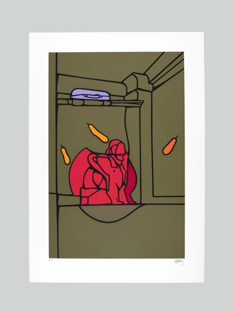 Sérigraphie Adami - Composizione