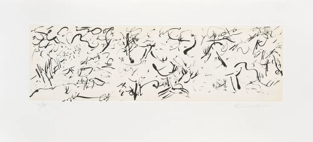 Gravure Adnan - Forêt III (La)