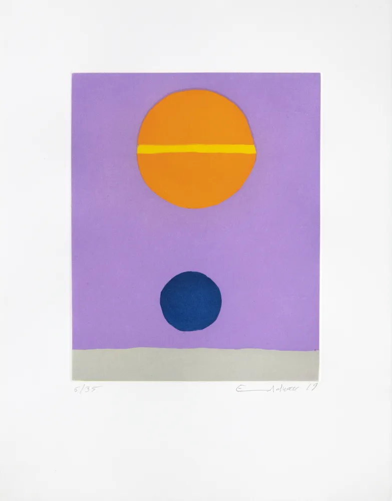 Gravure Adnan - Poids de la lune V