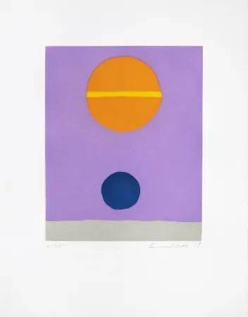 Gravure Adnan - Poids de la lune V