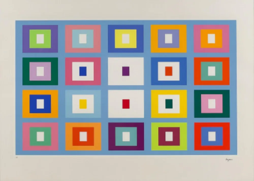 Sérigraphie Agam - Composition