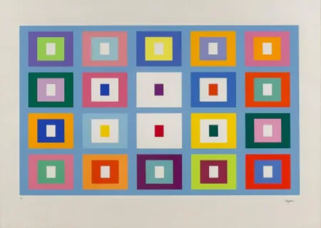 Sérigraphie Agam - Composition