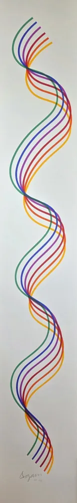 Sérigraphie Agam - Lines and Forms