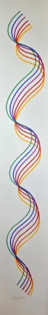 Sérigraphie Agam - Lines and Forms