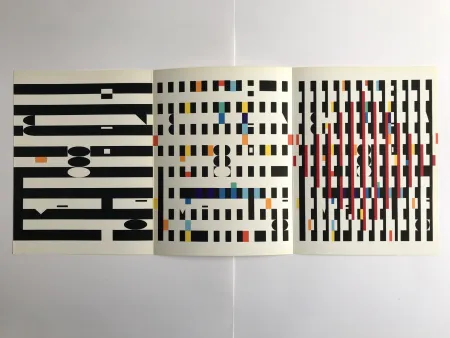 Sérigraphie Agam - Progression (composition cinétique)