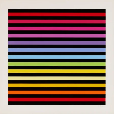 Sérigraphie Agam - Solfège, Transformation, Fusion