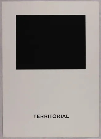 Sérigraphie Agnetti - Territorial from 'Spazio perduto e spazio costruito' portfolio, Plate B