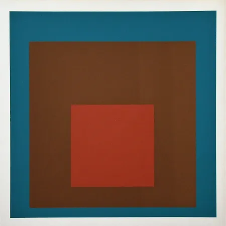 Sérigraphie Albers - At Night, 1958