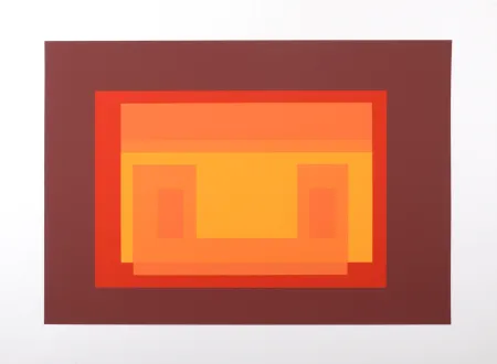 Sérigraphie Albers - Formulation Articulation #F, 1972