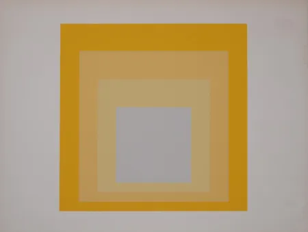 Sérigraphie Albers - Formulation Articulation II (D), 1972
