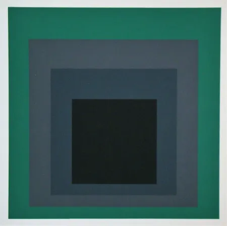 Sérigraphie Albers - Grisaille and Patina, 1965