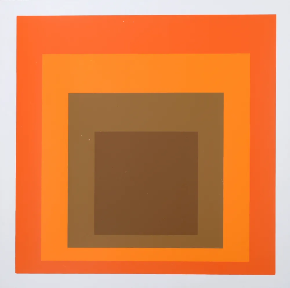 Sérigraphie Albers - Homage to the Square #1
