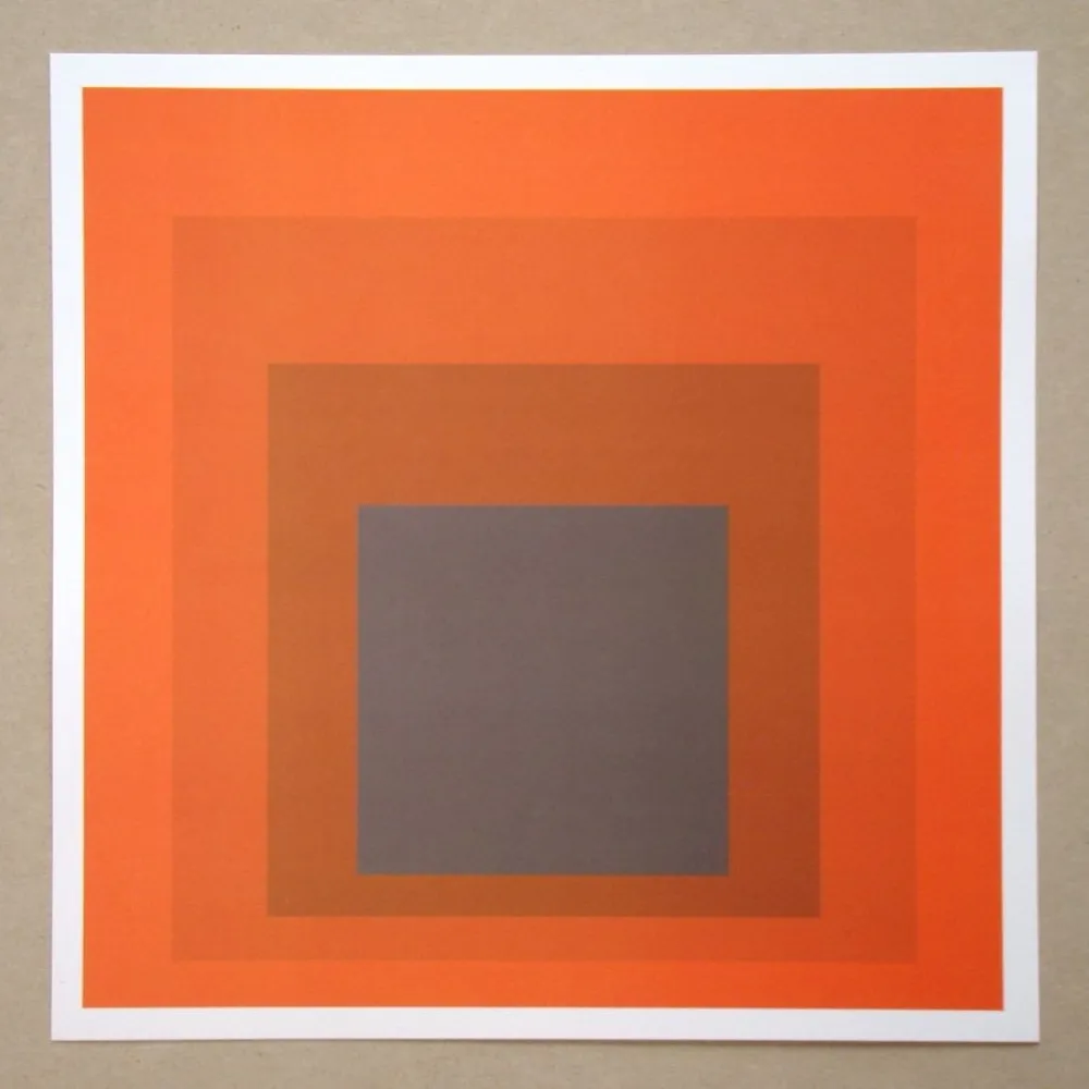 Sérigraphie Albers - Homage to the Square