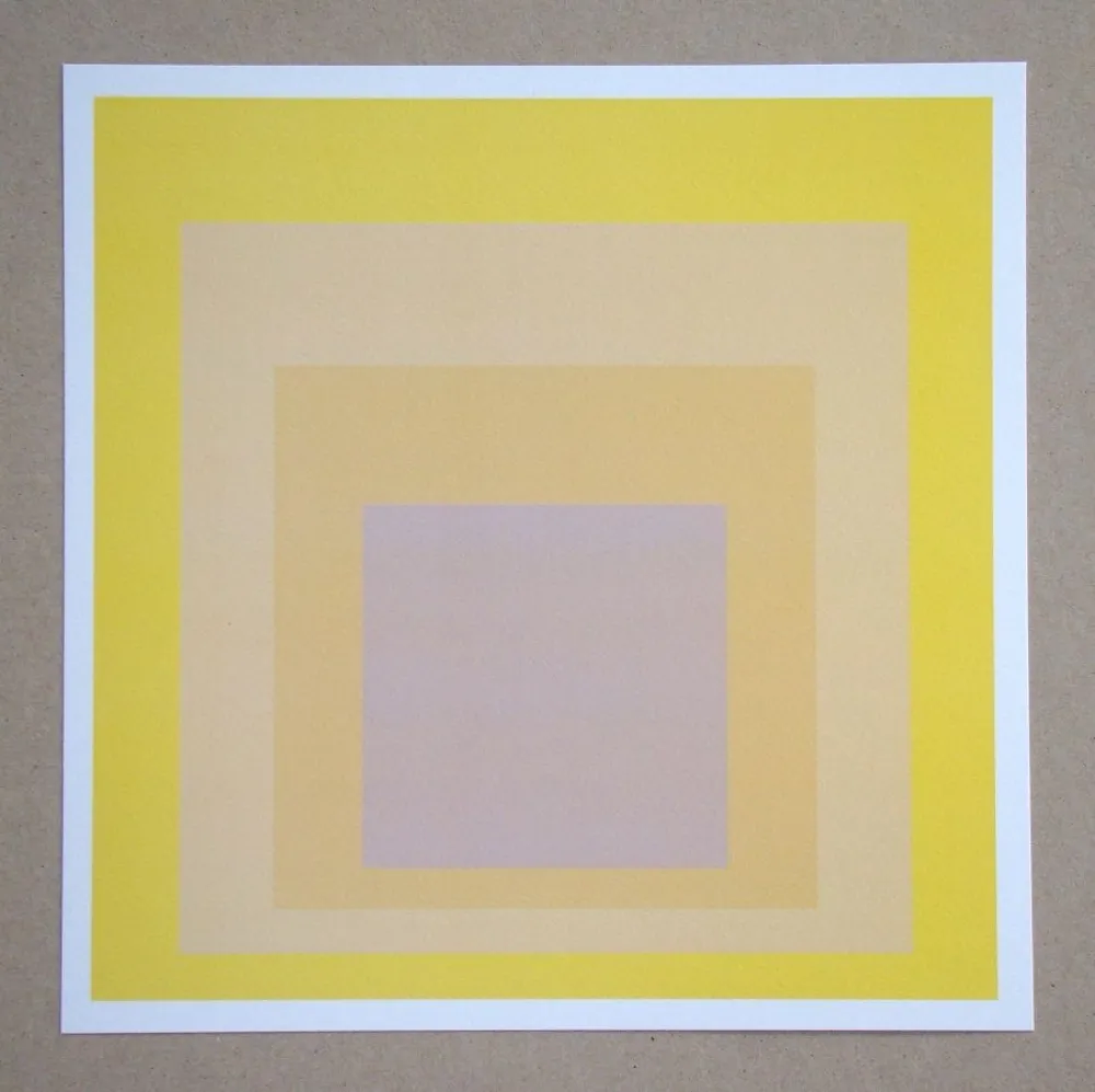 Sérigraphie Albers - Homage to the Square