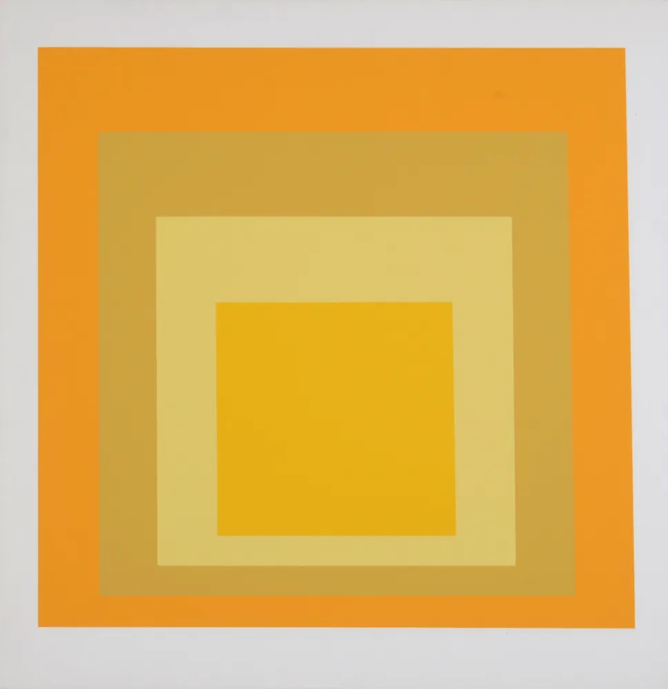 Sérigraphie Albers - Homage To the Square (A), 1971