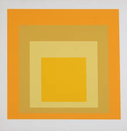 Sérigraphie Albers - Homage To the Square (A), 1971