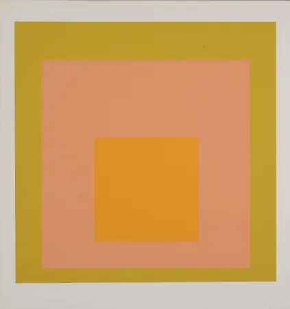 Sérigraphie Albers - Homage to the Square (D), 1971