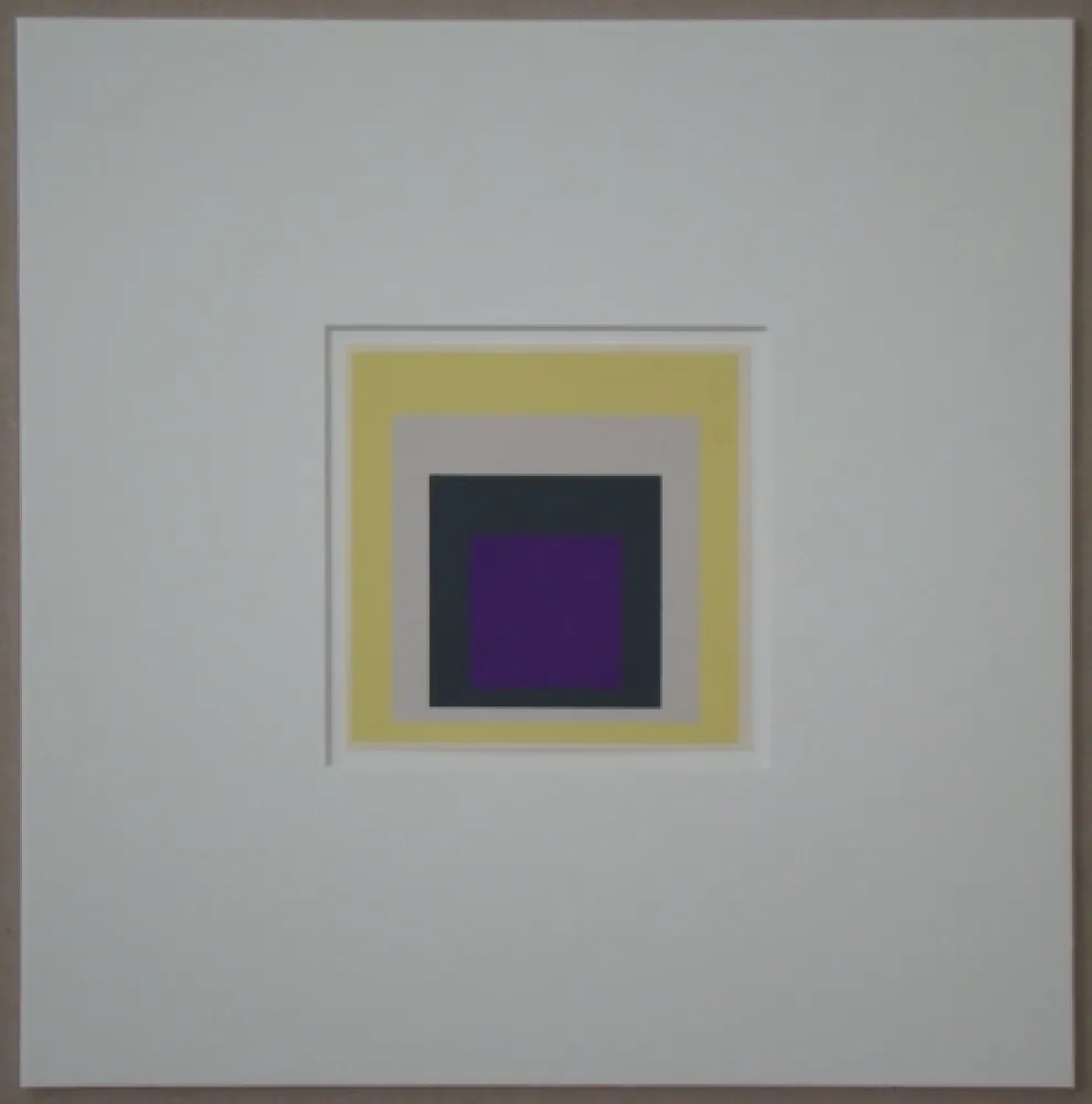 Sérigraphie Albers - Homage to the Square - Dedicated