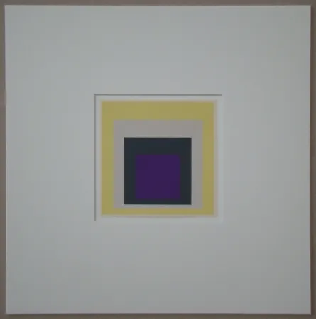 Sérigraphie Albers - Homage to the Square - Dedicated